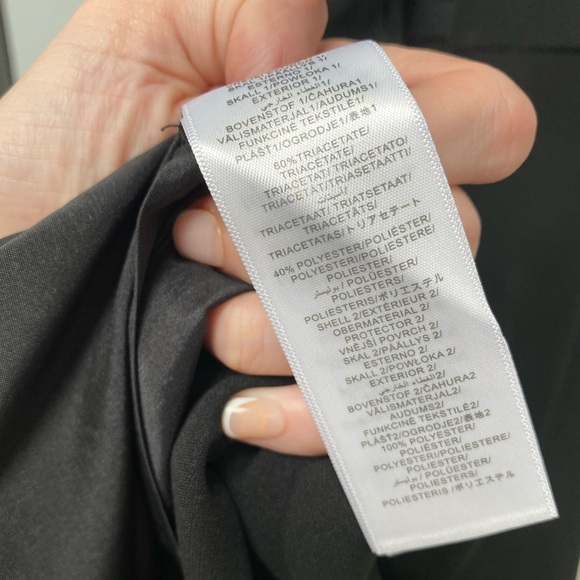 Liv Foster Designer Black Asymmetrical Strapless mini dress - Picture 7 of 8